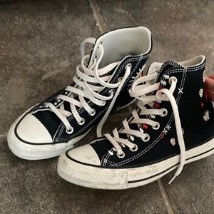 converse with flowers